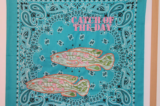 Floral Fish Bandana