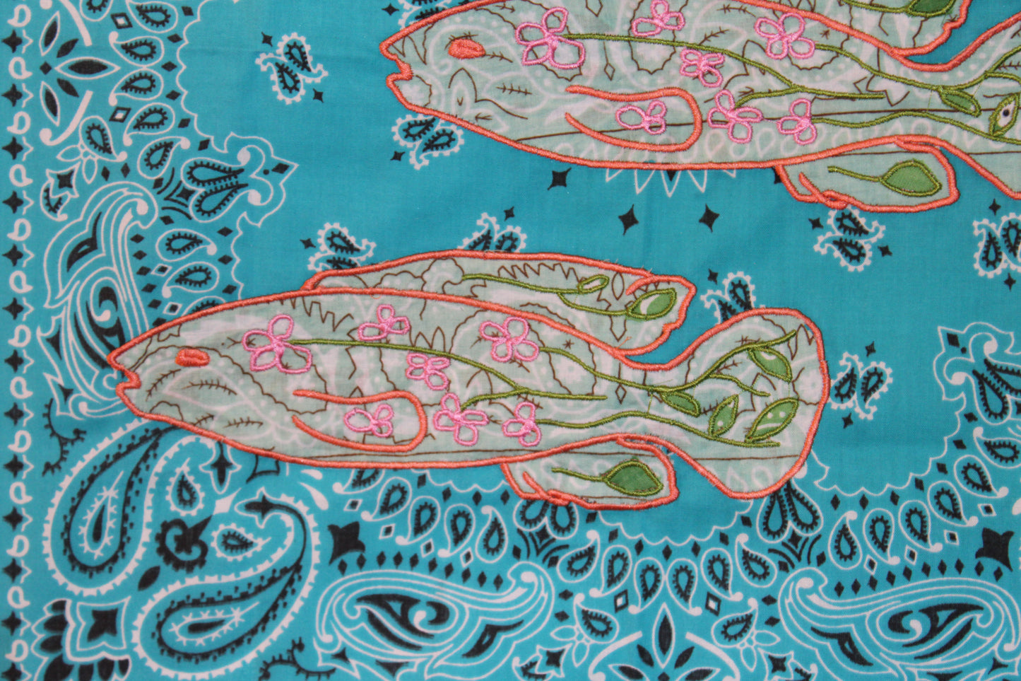 Floral Fish Bandana