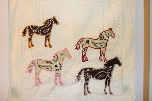 Grazing Horses Bandana