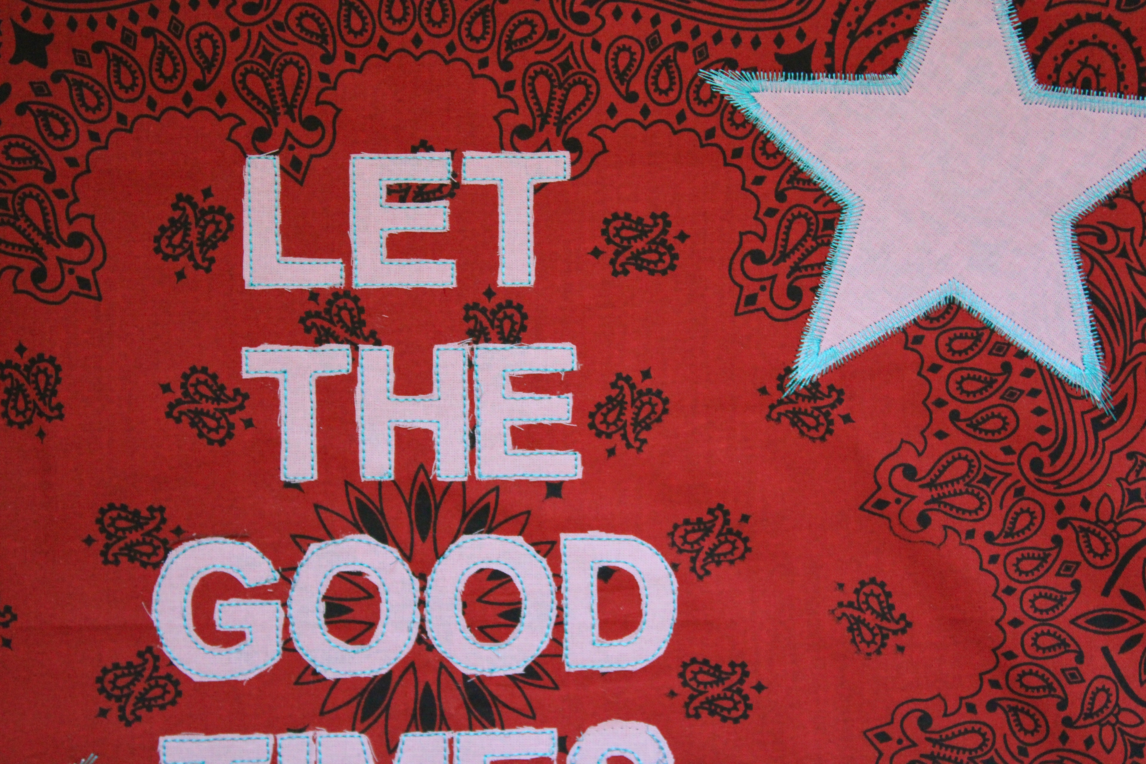 LET THE GOOD TIMES ROLL Rust & pink