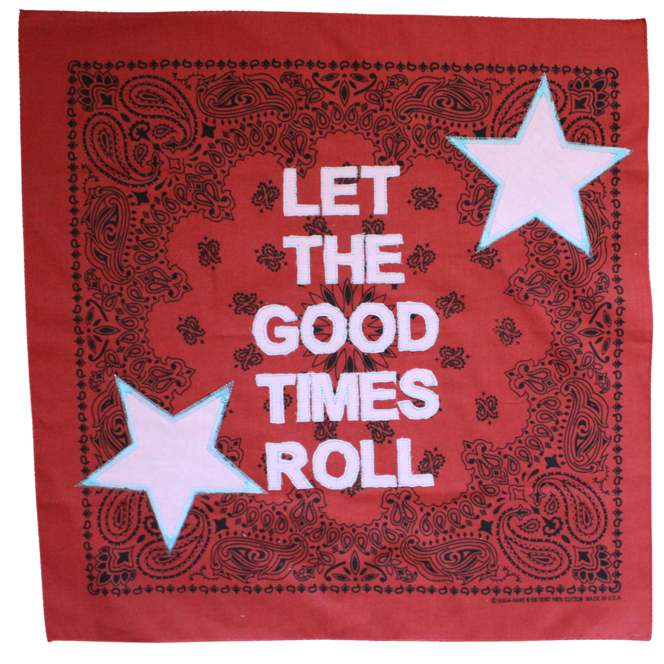 LET THE GOOD TIMES ROLL Rust & pink