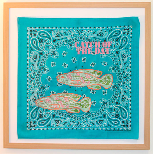 Floral Fish Bandana