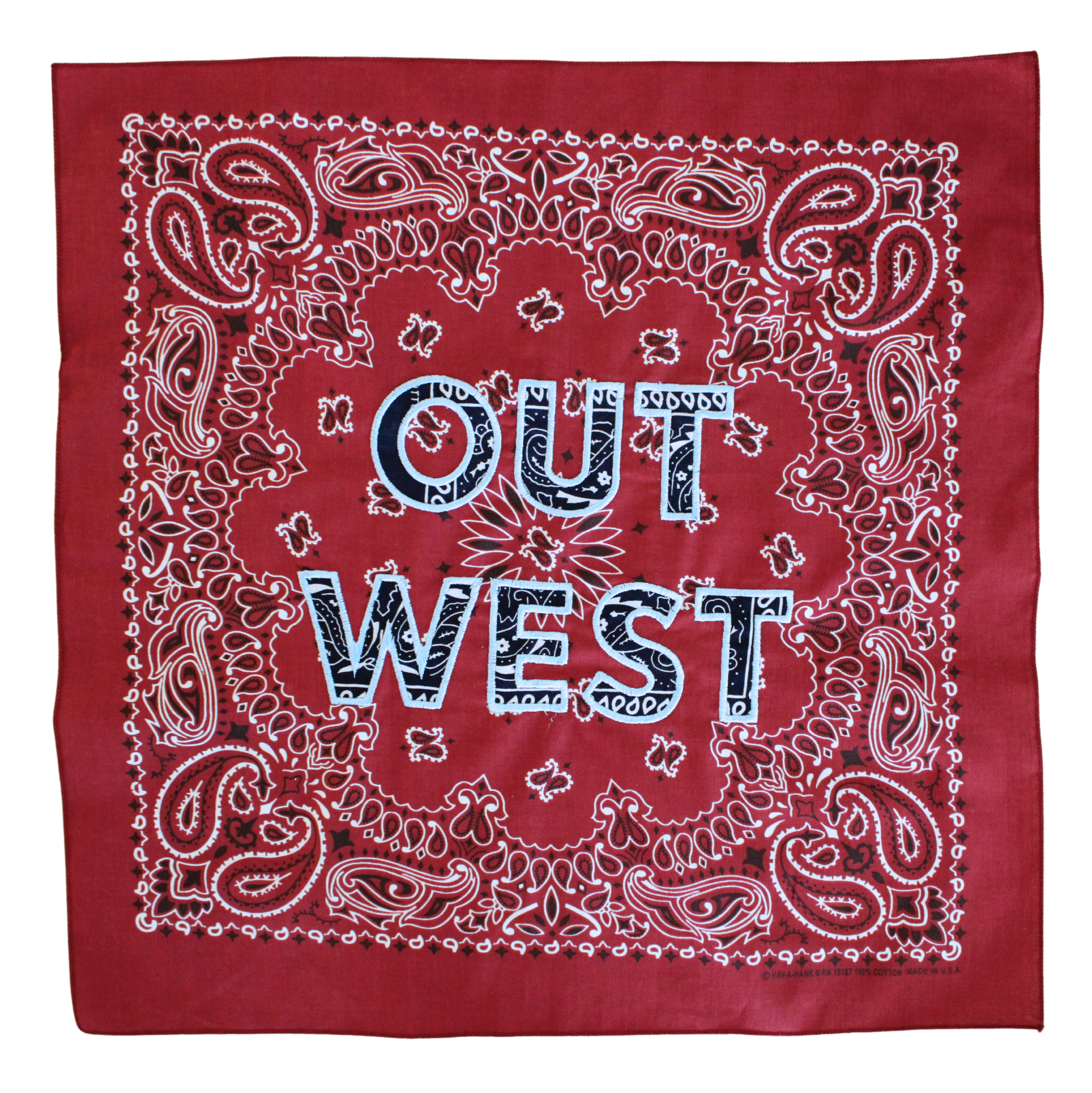 Out West Burgundy and Navy