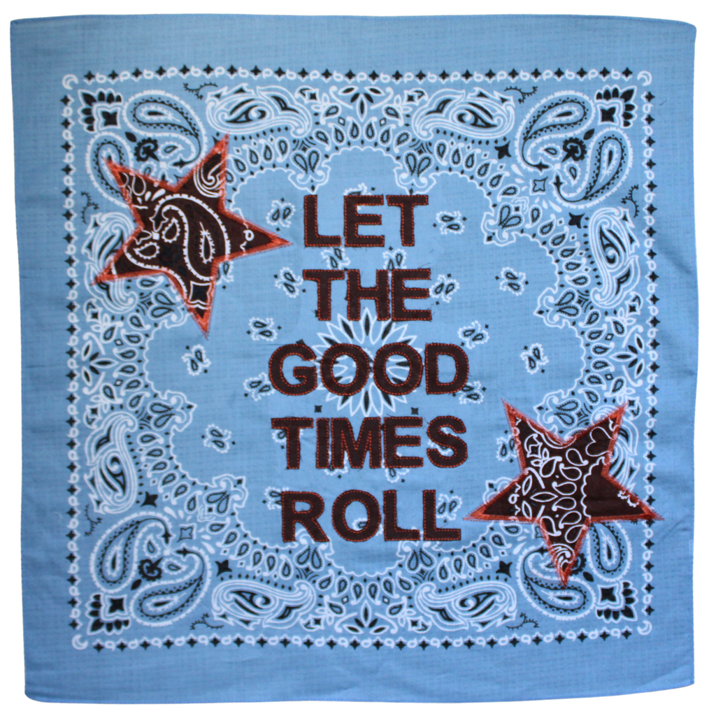 LET THE GOOD TIMES ROLL Blue & Brown