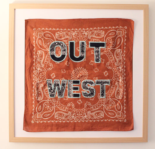 Out West Embroidered Bandana