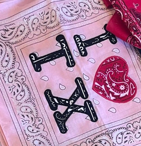 I ❤️ TX mini bandana