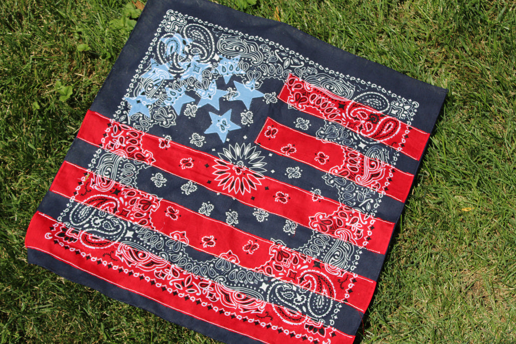 American Flag Bandana