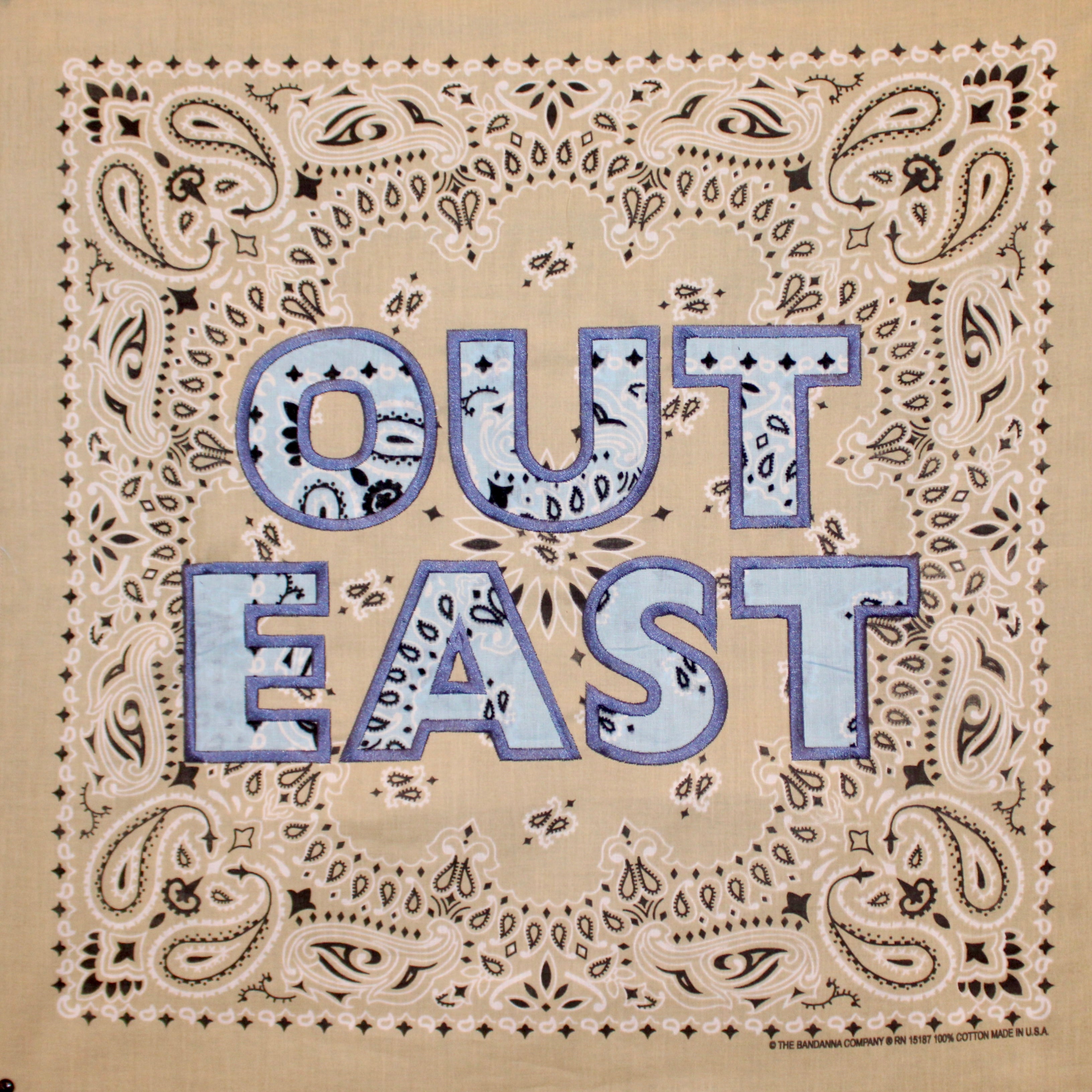 Out East Beige and Blue