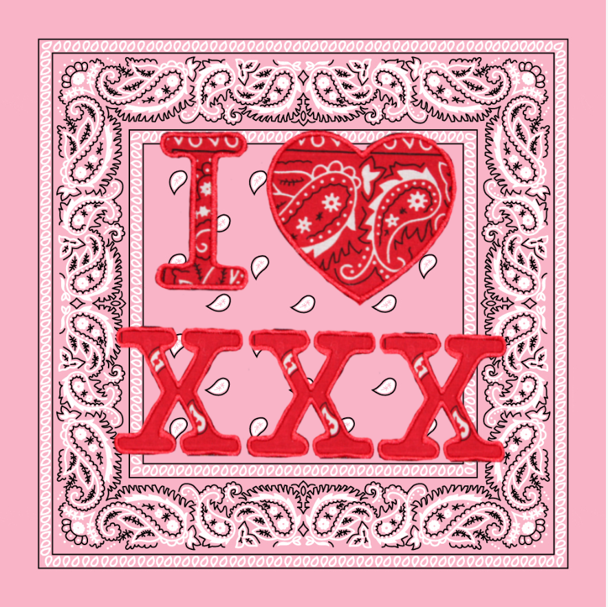 I ❤️ XXX Mini Bandana