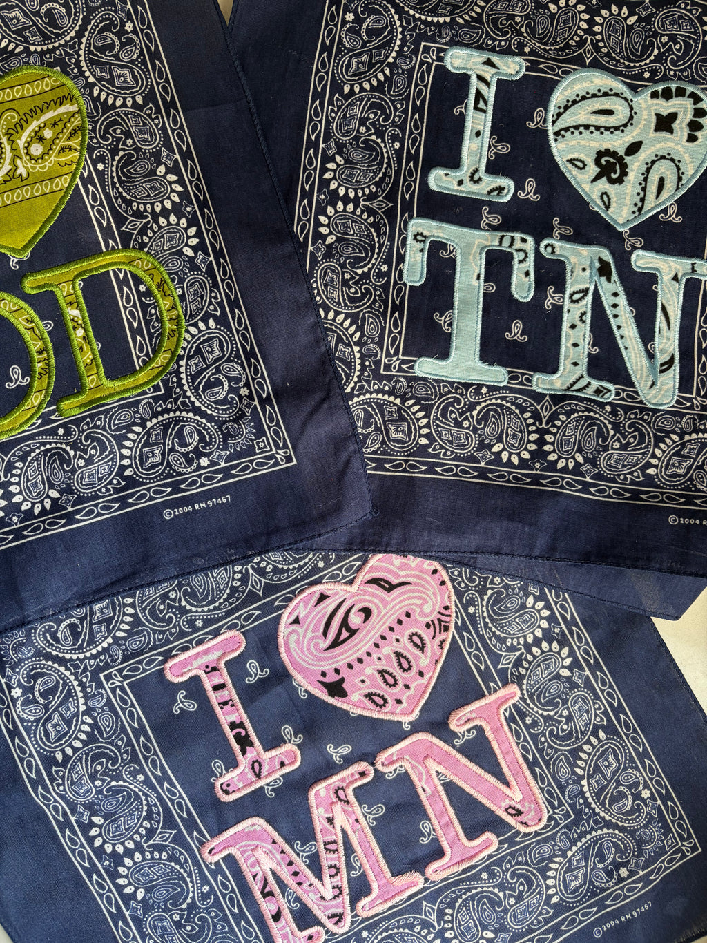 I ❤️ CUSTOM Mini Bandana