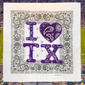 FW TX Purple Mini Bandana
