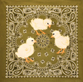 Baby Chicks Olive Bandana
