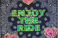ENJOY THE RIDE NAVY, GREEN, PINK